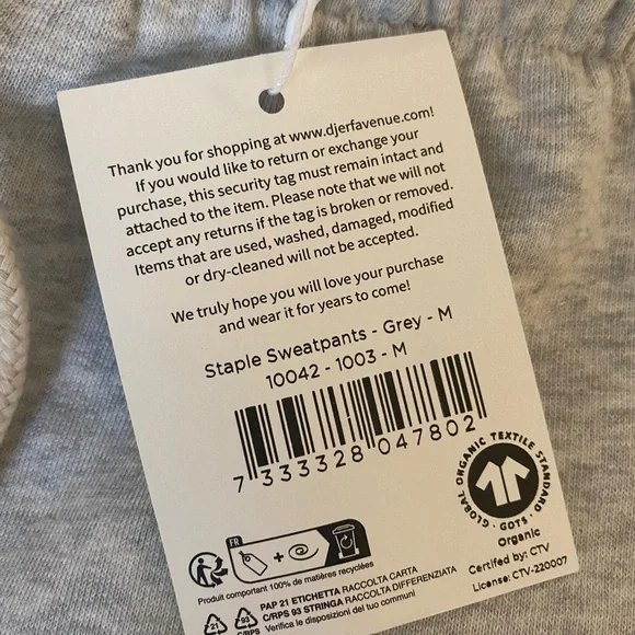 Djerf Avenue Staple Sweatpants -NWT - Picture 6 of 6